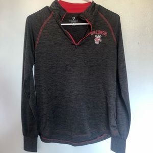 Wisconsin Badgers athletic 1/4 zip